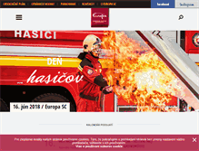 Tablet Screenshot of europasc.sk